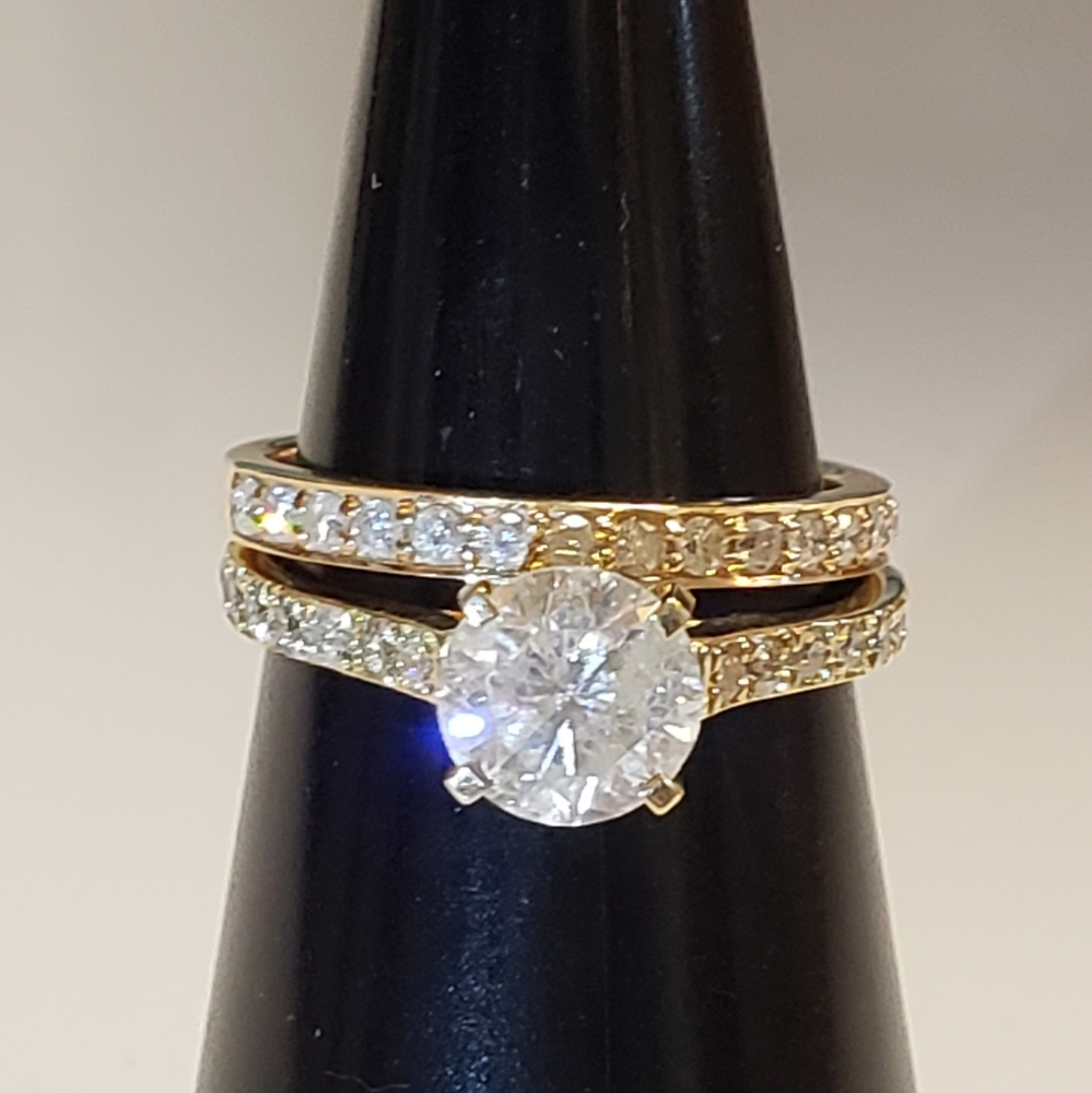 Natural Diamond Ring set 14k